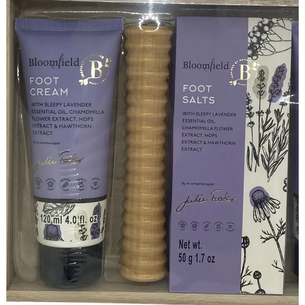 Bloomfield Complete Wellness Foot Care Kit By Aromatherapist Julie Footer New